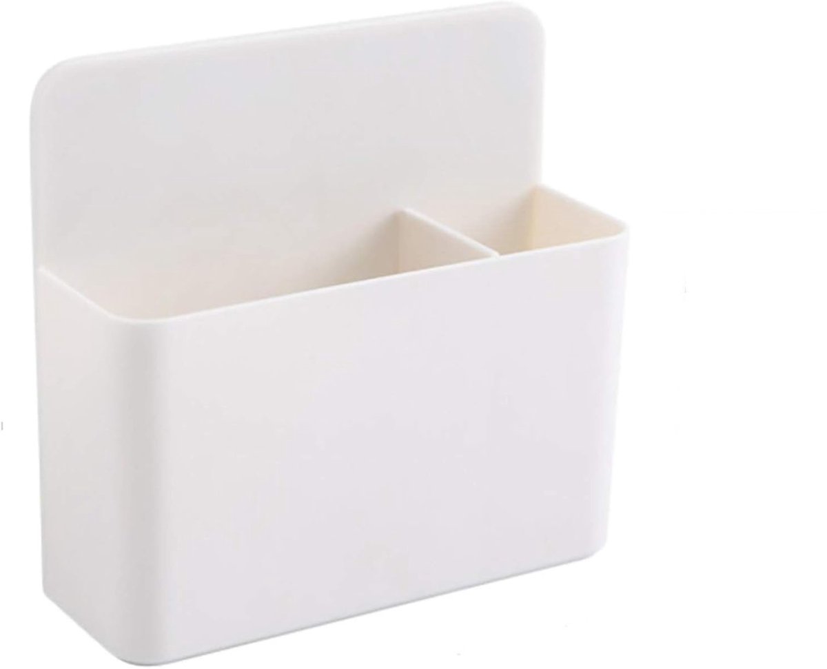 Pen holder - Pen holder - Magnetic whiteboard marker holder - Storage box - Storage box for cooler, school, home, office - Wit - Image 1