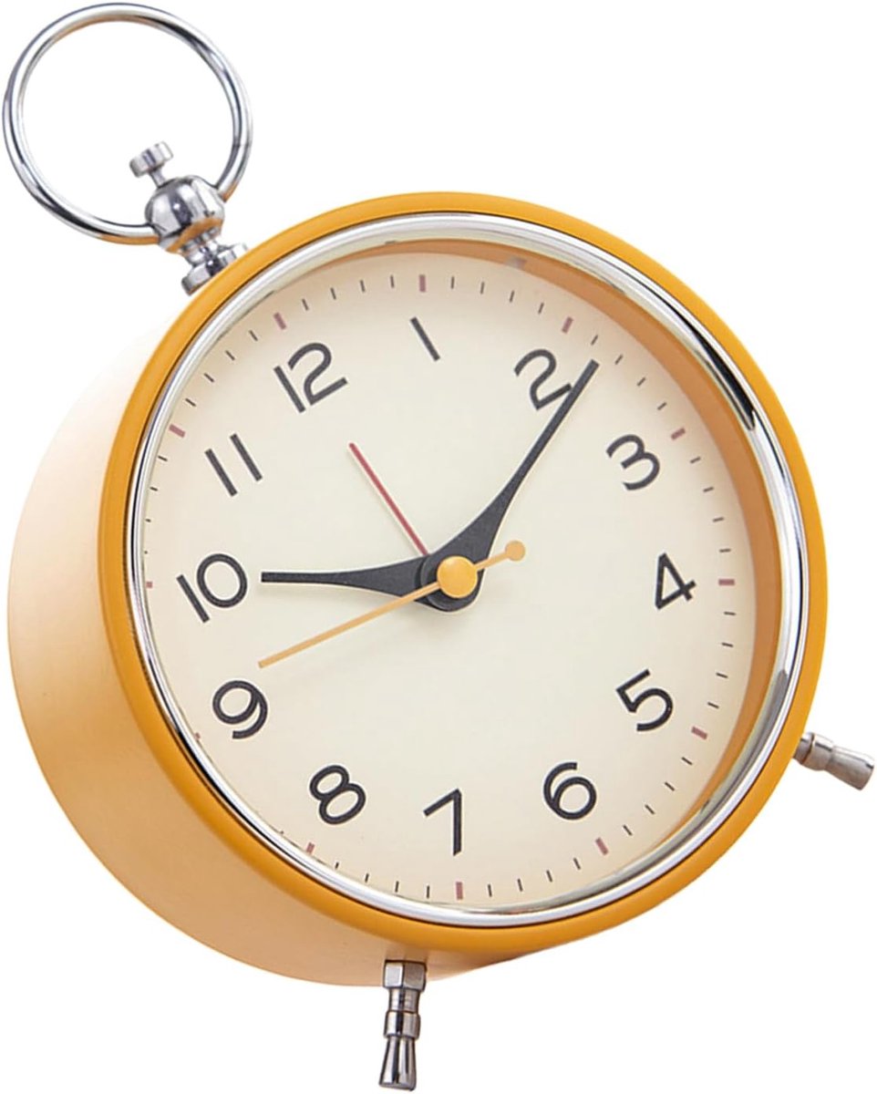 Wekker - digital alarm clock - children's alarm clock - alarm clocks - mechanical alarm clock - silent movement - with night light and snooze function - ideal for deep sleepers - Image 1