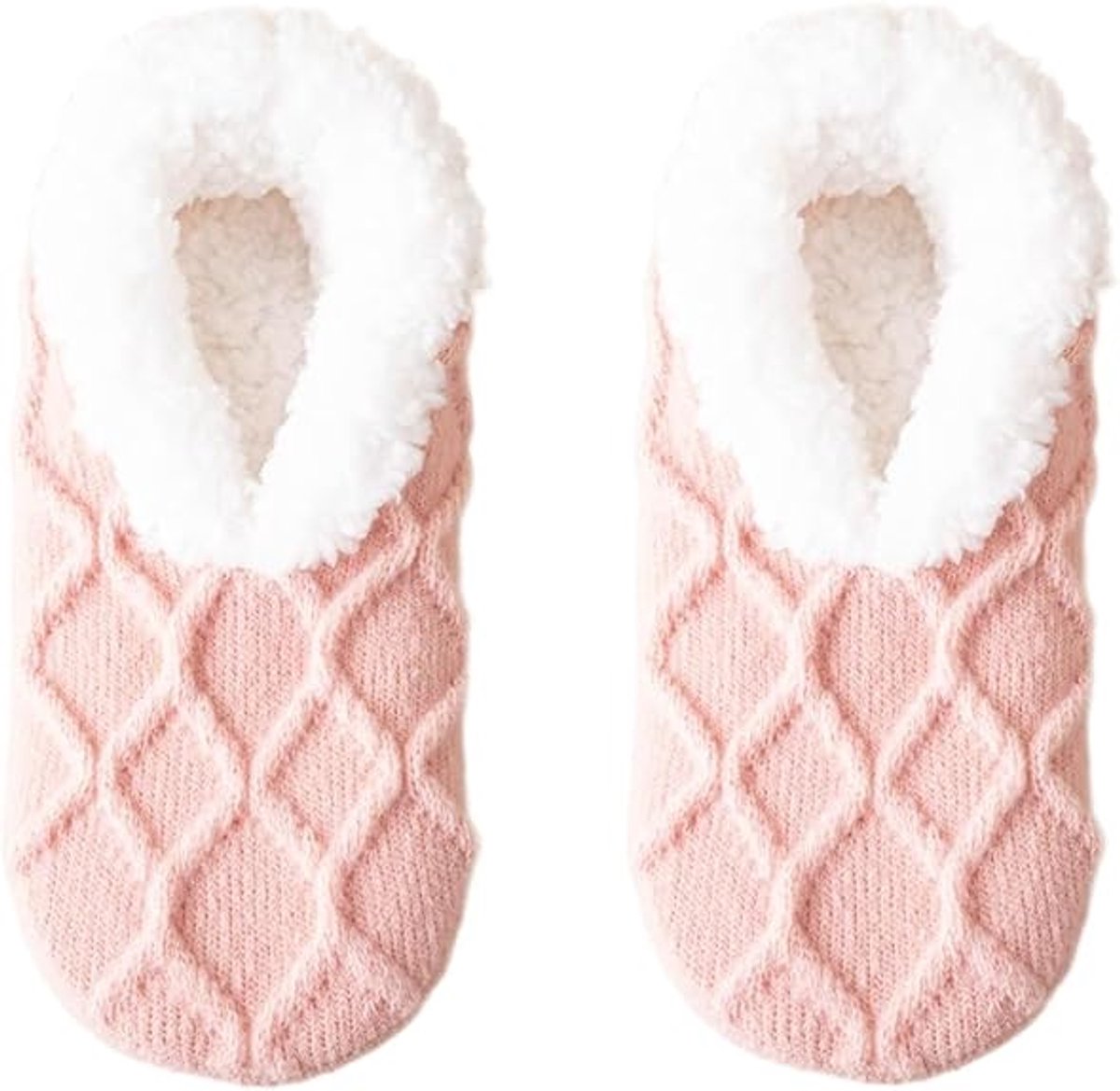 Socks - Warm socks - Indoor socks - Women's slipper socks - Warm winter socks - Fleece socks - Comfortable - Winter warmth - Ultra-comfortable women's indoor slippers - One size - Image 1