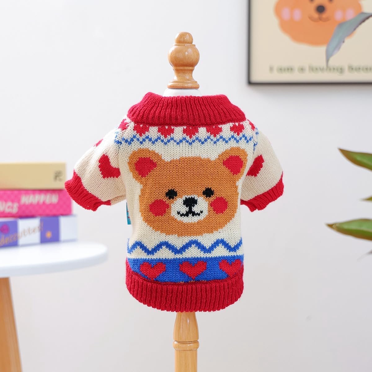 Dog Coat - Dog Sweater - Warm Winter Dog Clothes - Knit Sweater - Dog Pullover - Lightweight and Warm Cat Sweater - Perfect for Chihuahuas - Birthday Clothes - Christmas Decorations - Christmas - Size M - Image 4