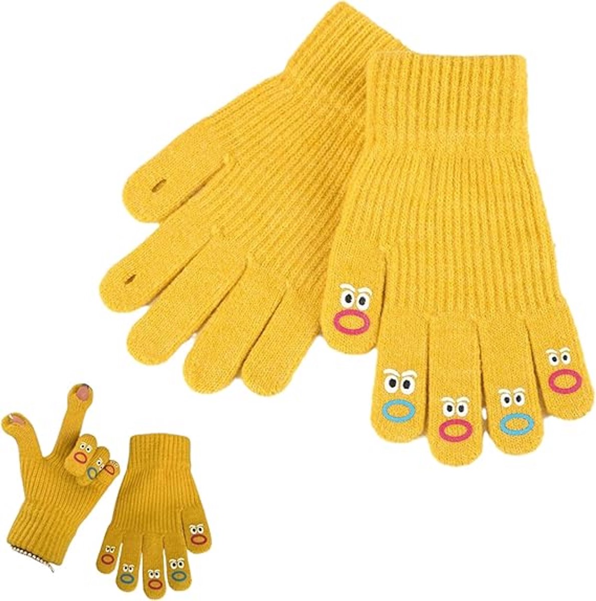 Winter gloves - Men's gloves - Women's gloves - Touchscreen gloves - Winter gloves - Perfect for skiing, cycling, walking, camping and Christmas - Christmas gift idea - Mittens - Image 1