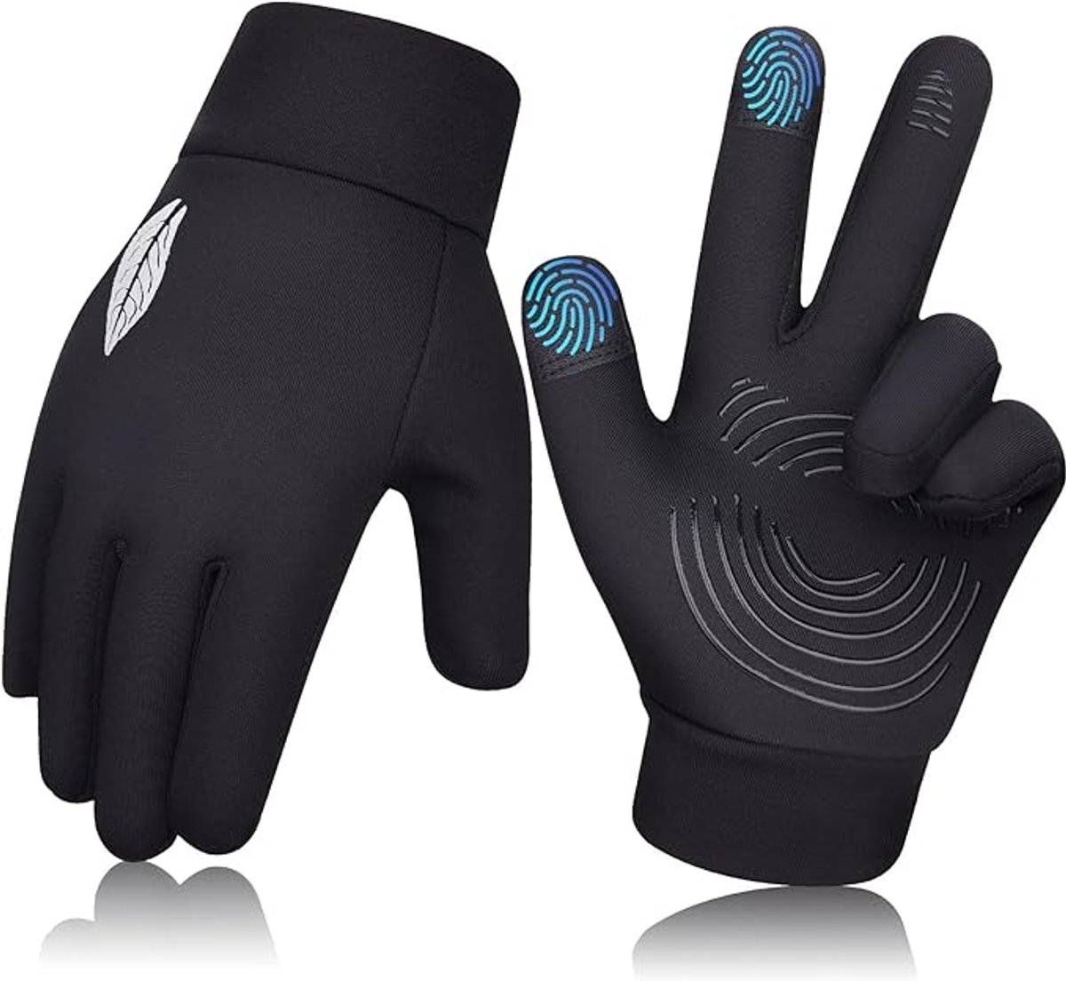 Gloves - Winter Gloves - Cycling Gloves - Running Gloves - Outdoor Sports Gloves - Children's Winter Gloves - Touchscreen Compatible - Thick, Waterproof, Windproof and Non-Slip - Warm Fleece - Gift for Boys and Girls - Image 1