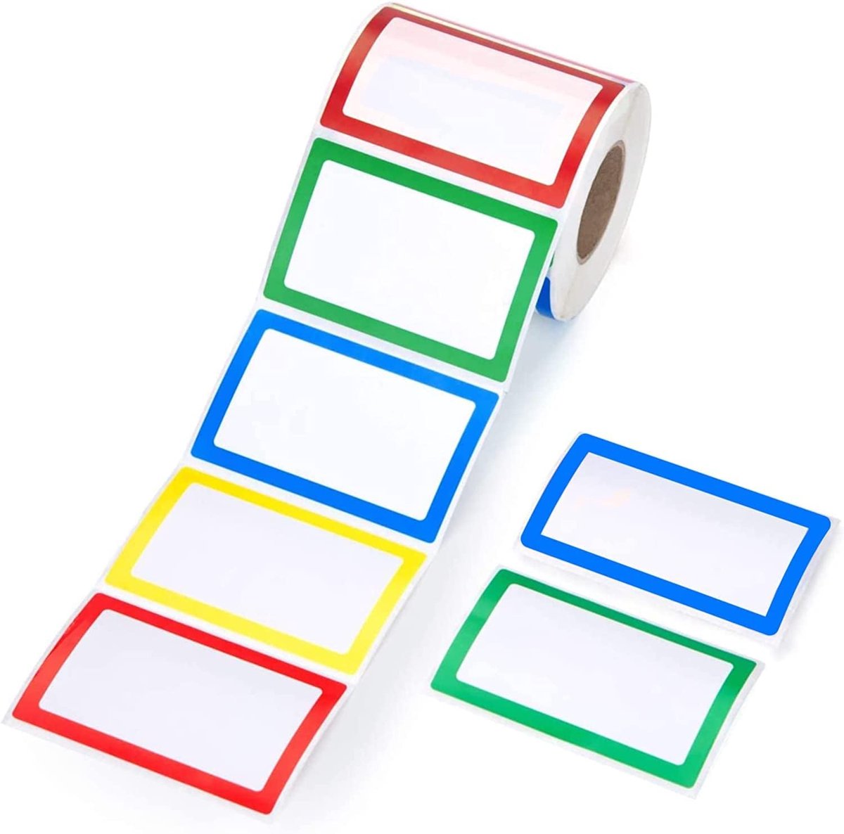 Self-adhesive name labels - Freezer stickers - Moving stickers - Waterproof - Self-adhesive labels - For office, school, gifts, kitchen, bottles, files - 300 pieces - Multi - Image 3