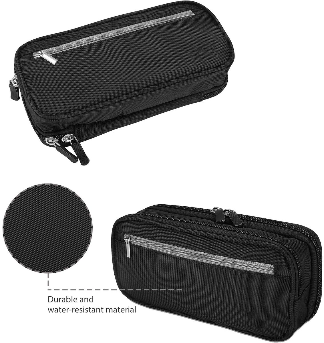 Pencil case - Pouch - Cases - Makeup bag - Adult pencil case - Makeup bag - Pencil case - School pencil case - Leather pencil case - Pencil case for boys - Pencil case for girls - School cases - Image 3