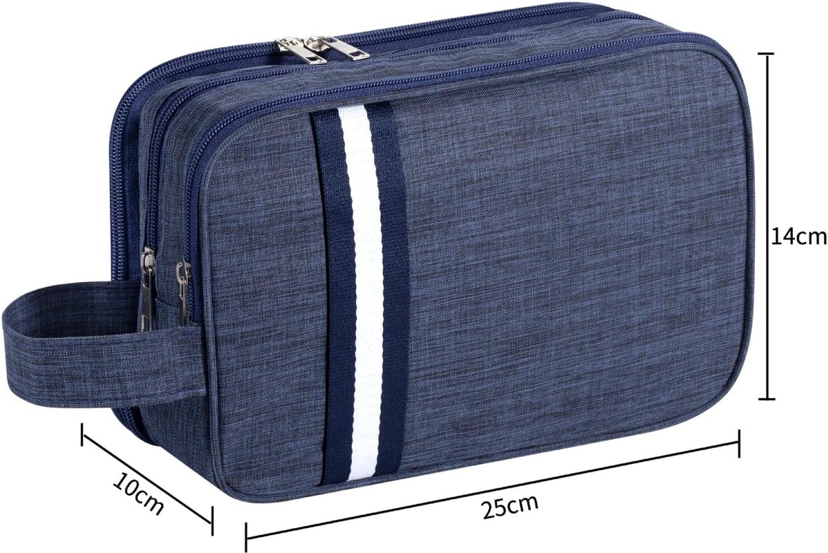 Toiletry bags for men - Toiletry bags for women - Toiletry bags - Travel accessories - Makeup bags - Cosmetic bags - Storage bags - Blauw - Image 5