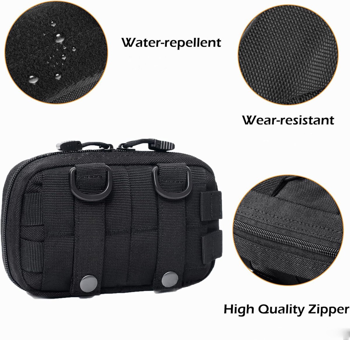 Fanny pack - Men's fanny packs - Tactical fanny pack - Small bag - Waterproof and multifunctional - Suitable for camping, hiking and hunting - Image 3
