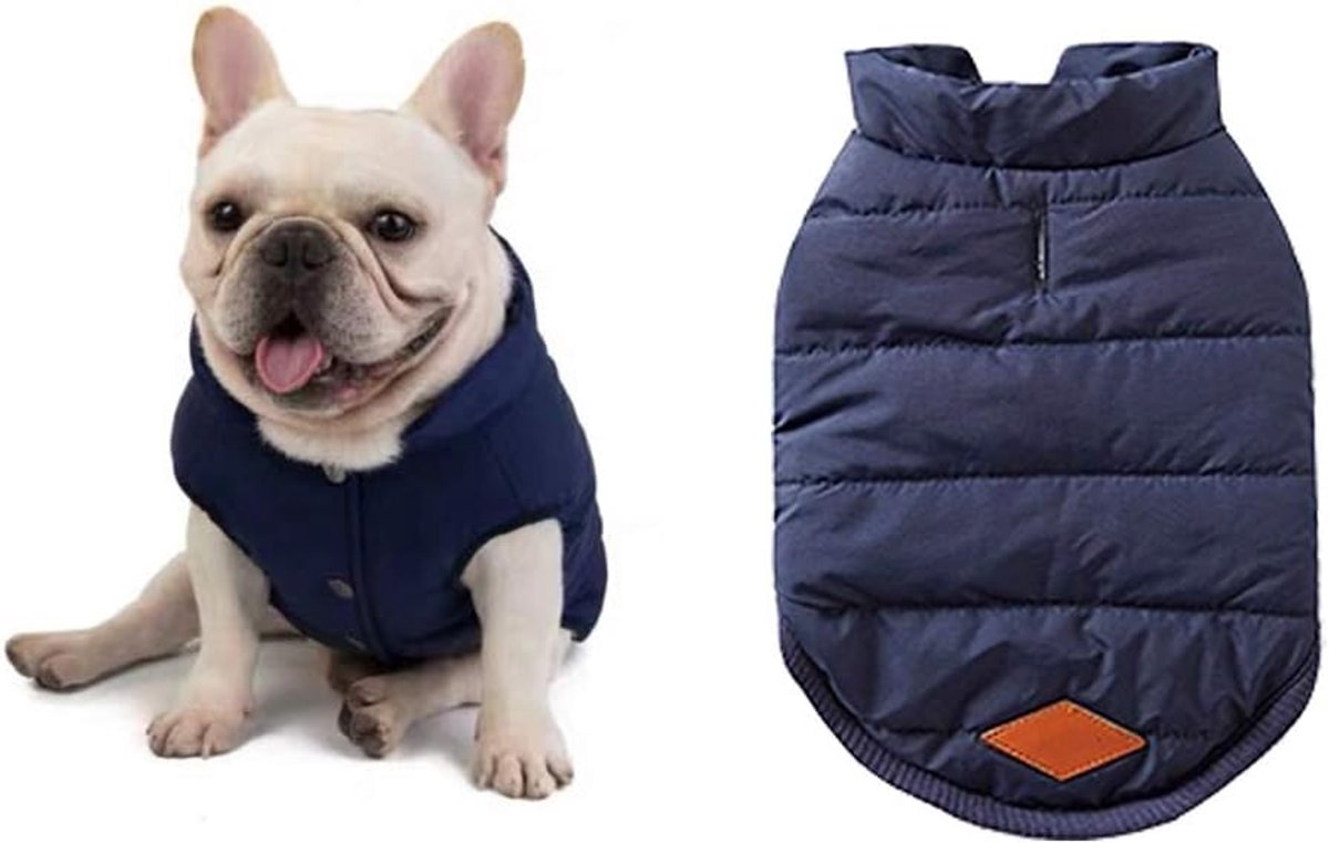 Dog coat - Dog clothes - Winter dog jackets - Waterproof dog coat - Dachshund dog coat - Warm lined winter coat - French Bulldog - Pug - Vest - Image 1