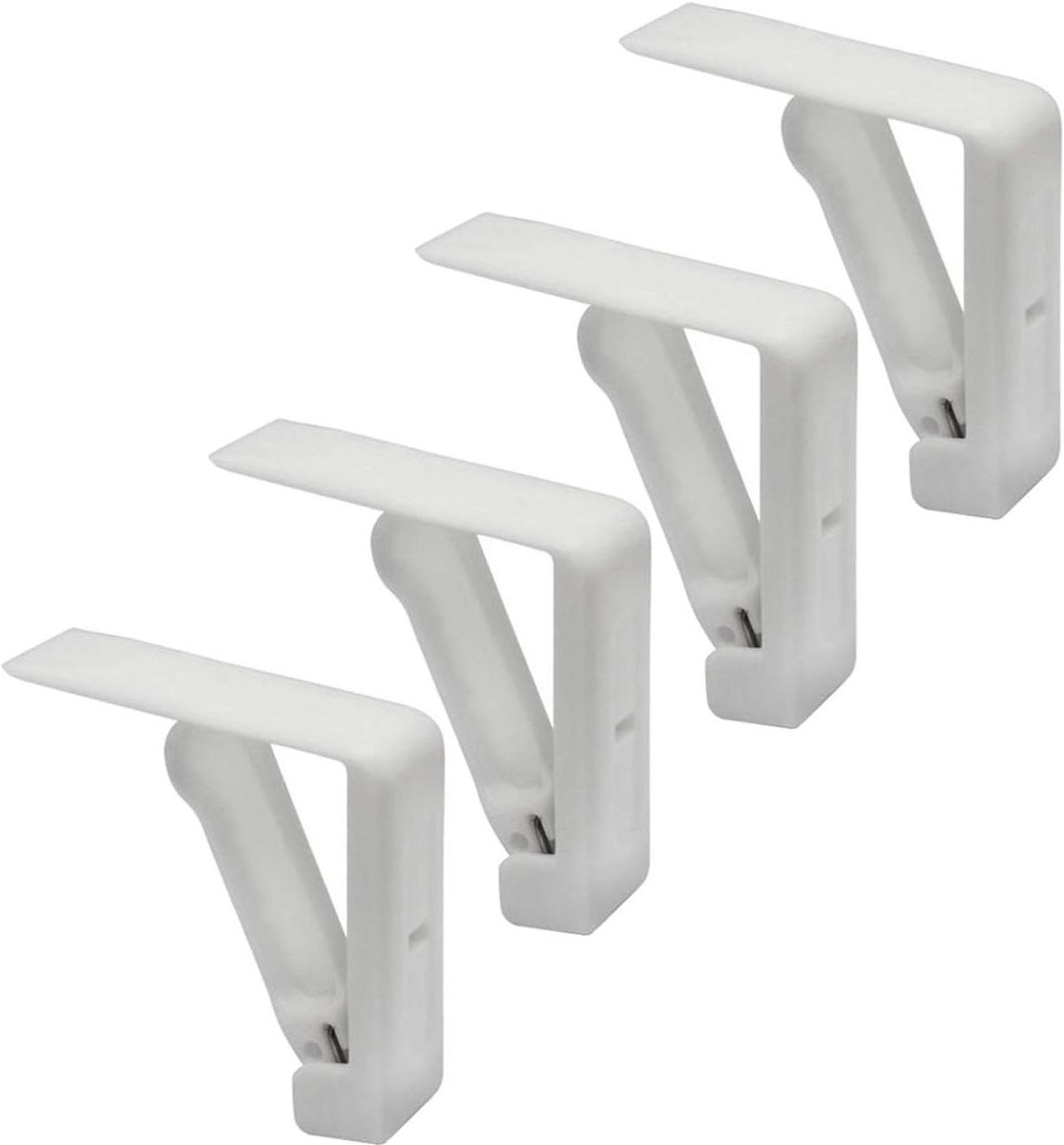 Tablecloth clips - For outdoor use, garden, picnics, weddings, parties, buffets and restaurants - Wit. - Image 1