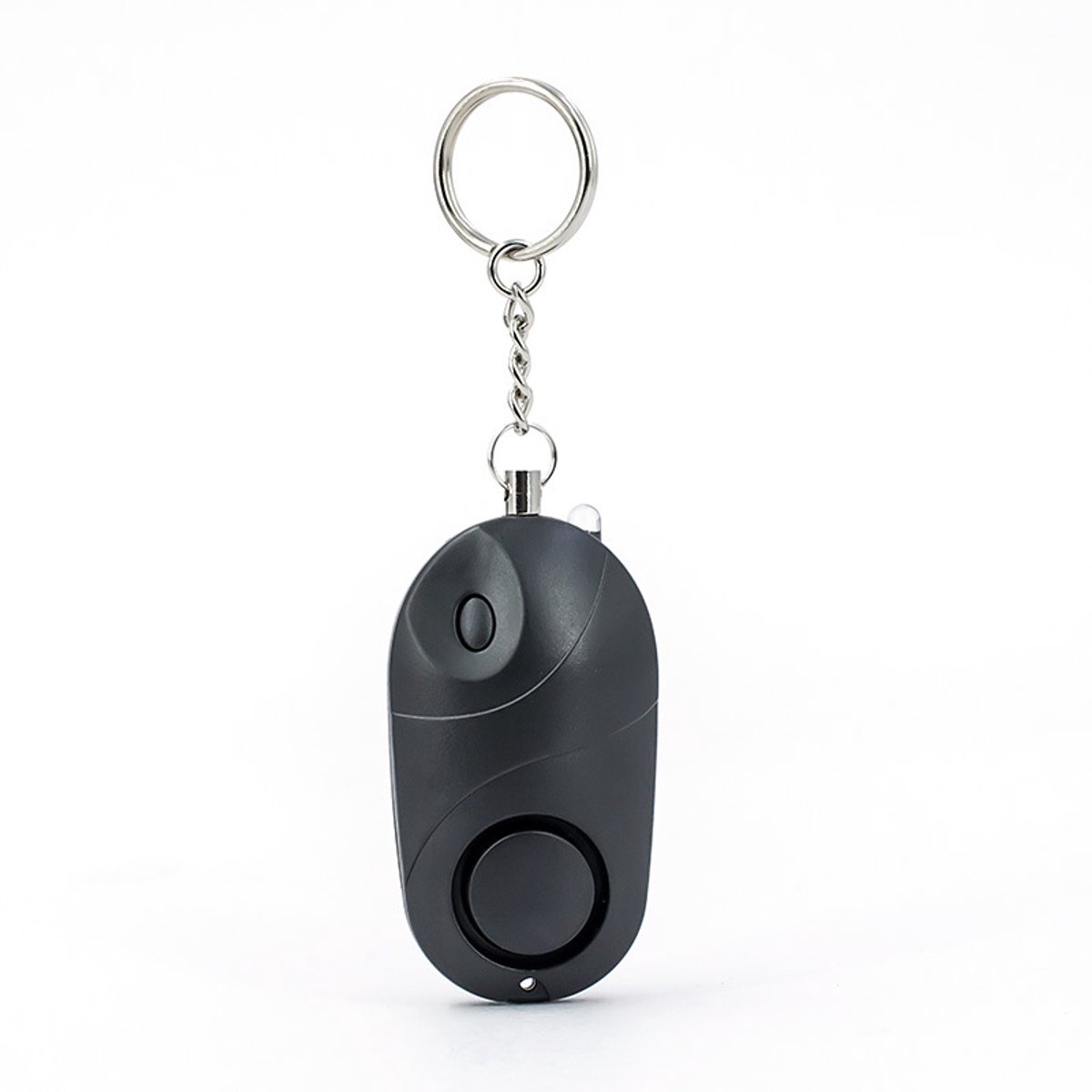 Panic Alarm - Personal Alarm - Personal Pocket Alarm - Keychain Siren - Safe Audible Personal Security Alarm - 130 dB with LED Light - For Children, Women and the Elderly (Black) - Image 1