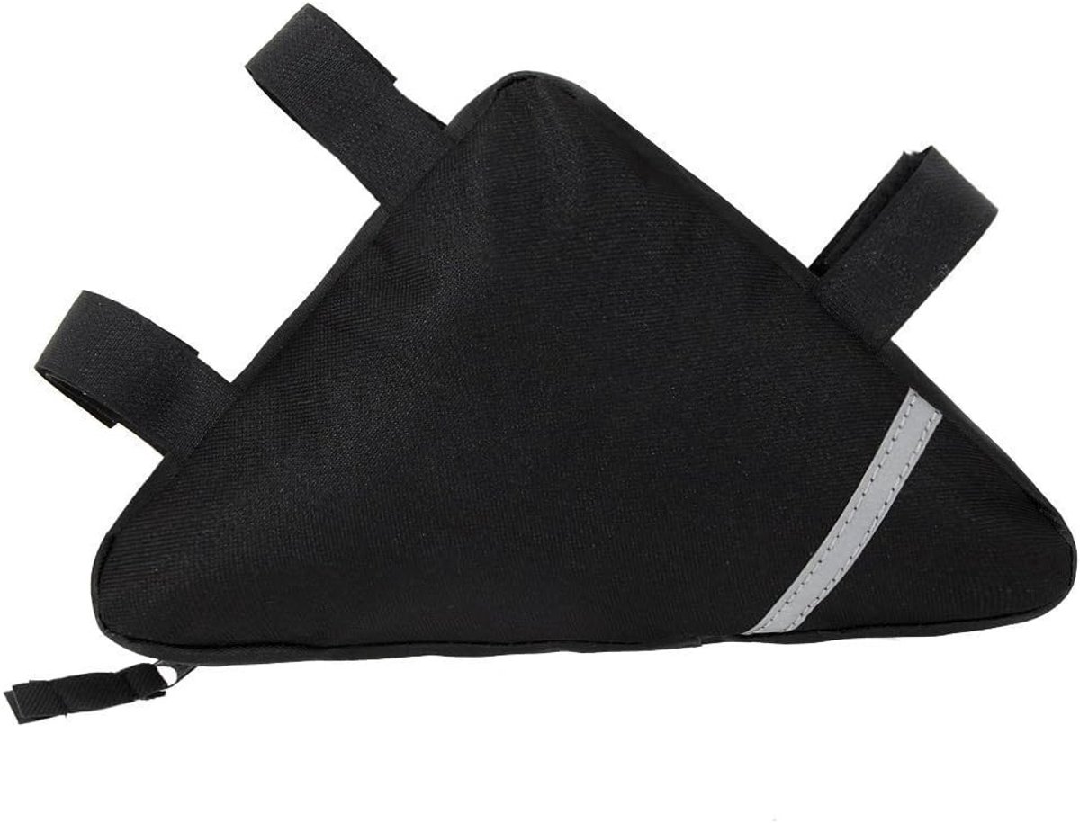 Bicycle panniers - Bicycle frame bags - Bicycle accessory bags - for phone, wallet, keys, tools - for road bikes, mountain bikes, city bikes - Bicycle accessories - Black - Image 1