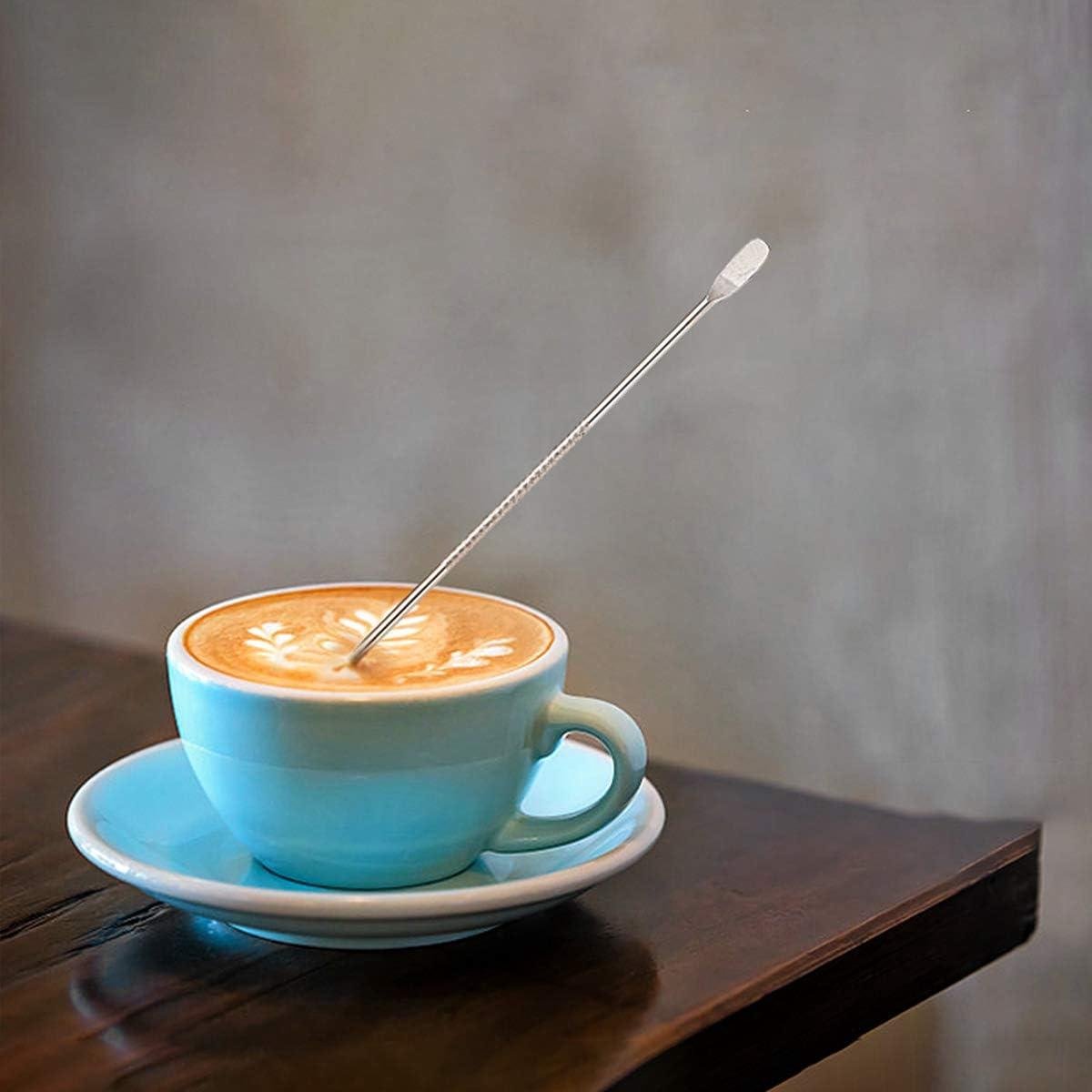 Stainless steel milk jug, 2 pieces, frothers, pitchers, 350 ml, 600 ml, stainless steel milk jug, milk, frothing pitcher, box with 2 barista pens, measuring marks for - Image 2