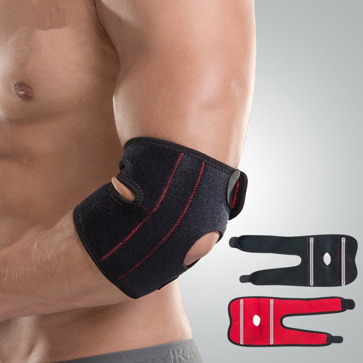 Elbow Support - Tennis Elbow Supports - Elbow Support - For Tennis and Golf - Pack of 2 - Image 2