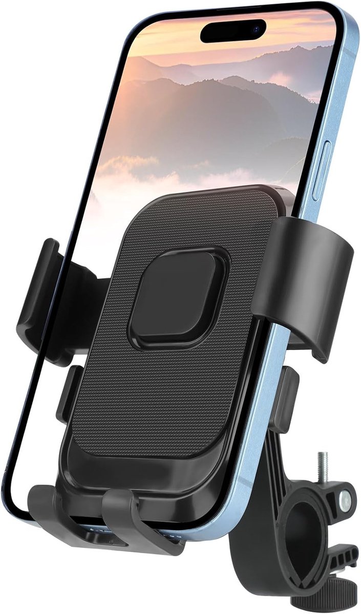 Bicycle Phone Holder - Motorcycle Phone Holder - 1 Second Automatic Locking - 360 Degree Rotating Bicycle Handlebar Phone Holder - Suitable for Mountain Bikes, Electric Scooters, and Other Models - Image 1