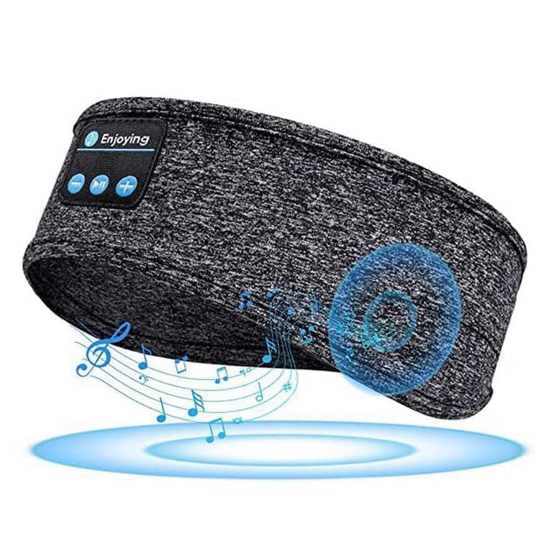 Bluetooth Sleep Headphones Headband with Eye Mask, One Size - Image 1