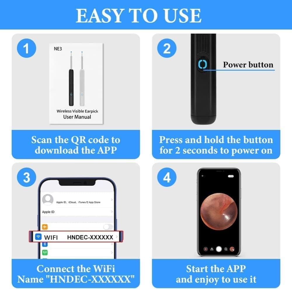 Wireless Smart Ear Cleaner with Camera for Safe Ear Inspection - Image 7