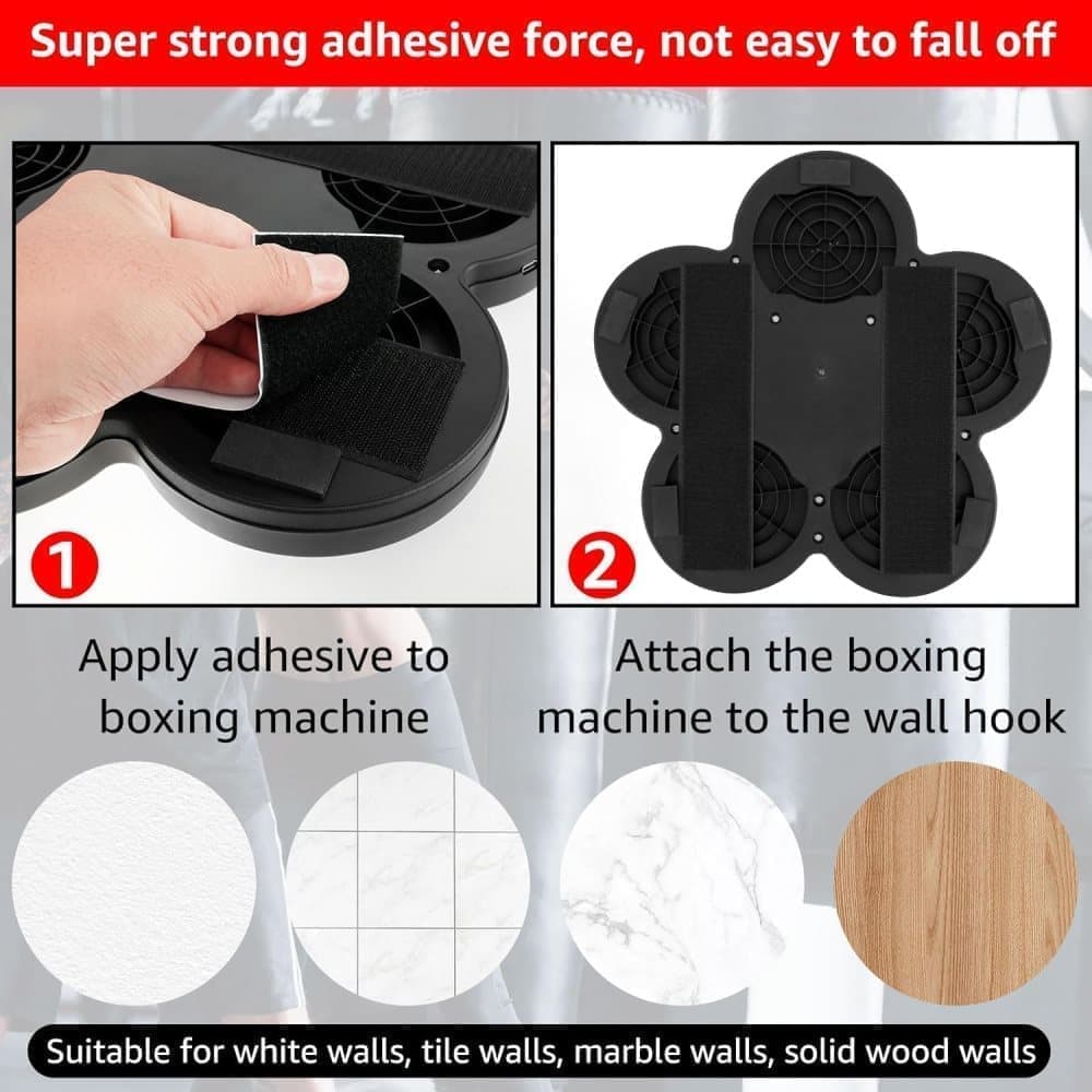 Smart Electric Boxing Trainer with Speaker, Black, Compatible with Smart Music Boxing Machine(Children） - Image 5