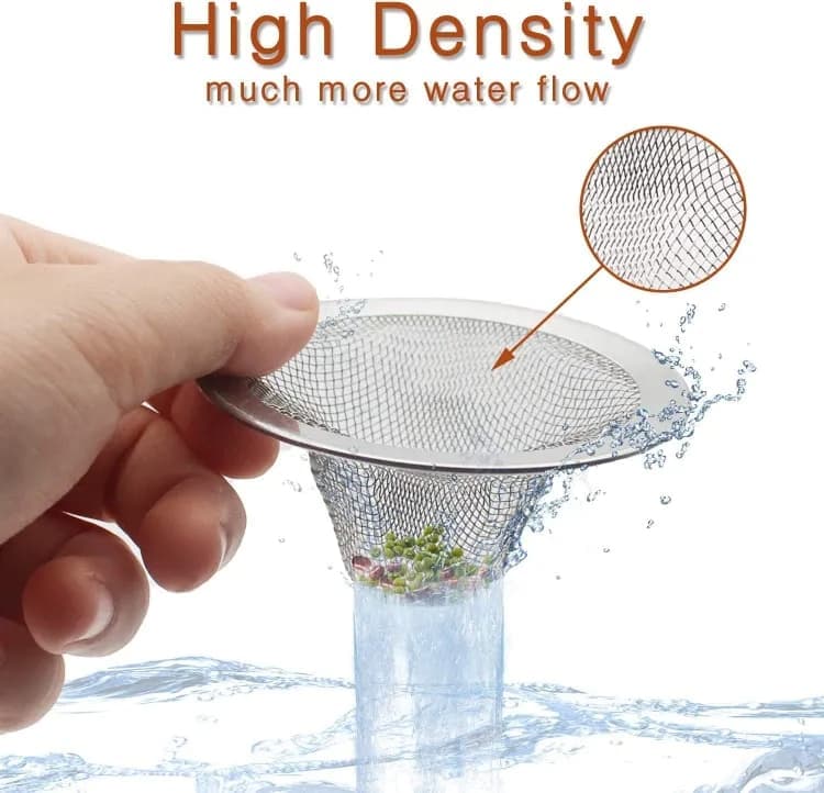 4-Pack Stainless Steel Sink Strainers, Compatible with Most Bathtubs and Showers, 3.5 inches - Image 3