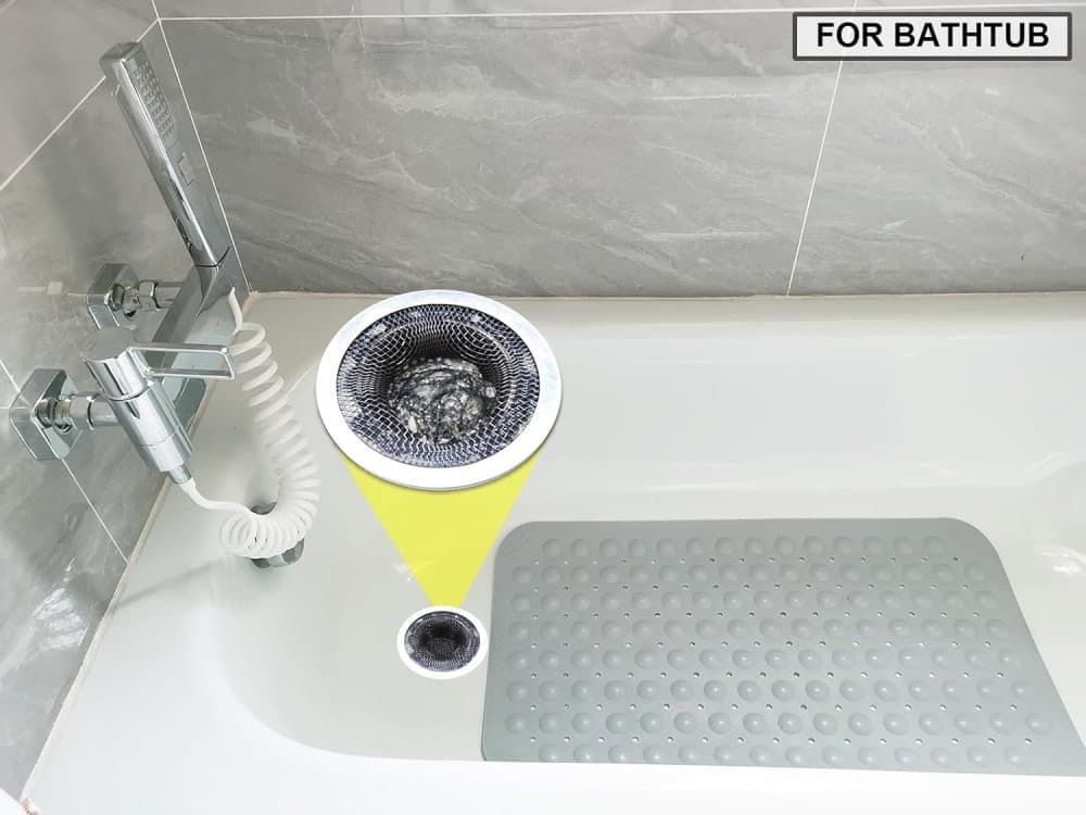 4-Pack Stainless Steel Sink Strainers, Compatible with Most Bathtubs and Showers, 3.5 inches - Image 5