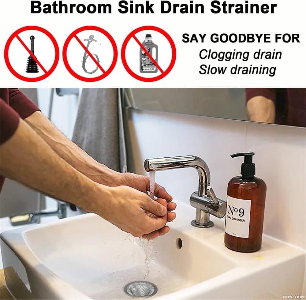 4-Pack Stainless Steel Sink Strainers, Compatible with Most Bathtubs and Showers, 3.5 inches - Image 7