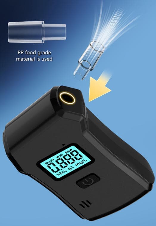 Portable Breathalyzer Alcohol Tester with LCD Display, High-Precision Professional Analyzer - Image 5