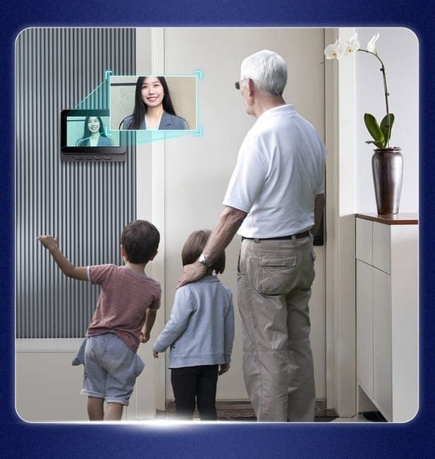 Smart Wireless Video Doorbell with Camera HD Resolution Two-Way Communication Infrared Night Vision Cloud Storage, Black, Compatible with Alexa and Google Home - Image 6