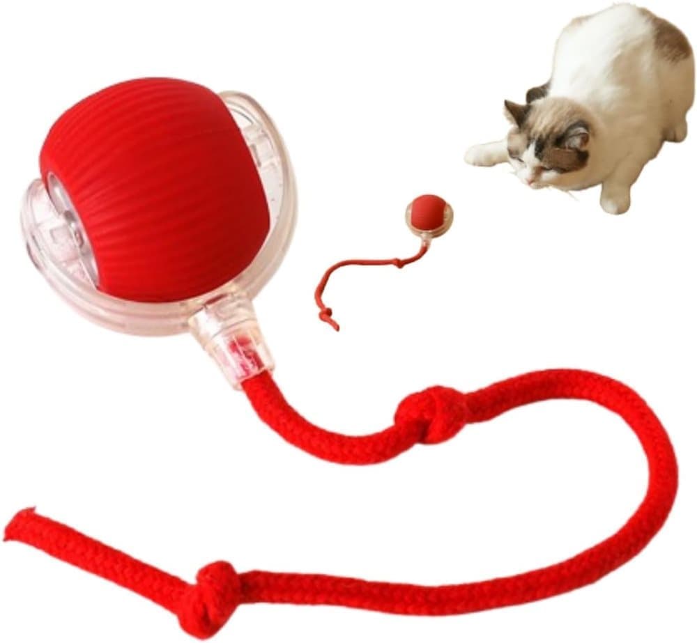 Smart Rolling Chew Ball for Dogs and Cats, Interactive Pet Toy, 2.5 inches - Image 1