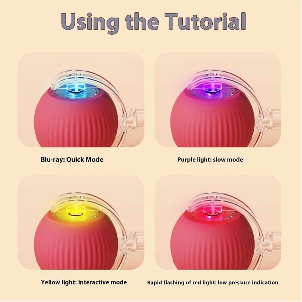 Smart Rolling Chew Ball for Dogs and Cats, Interactive Pet Toy, 2.5 inches - Image 6
