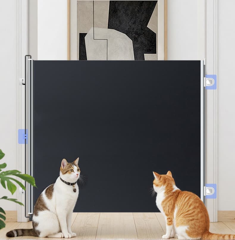 Removable Safety Gate for Babies Children and Pets No Drilling Required, 75 x 28 inches - Image 1