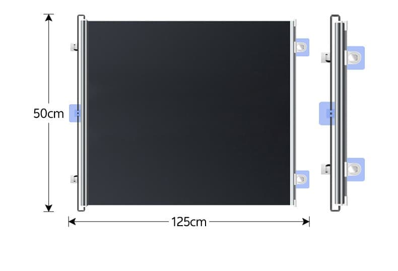 Removable Safety Gate for Babies Children and Pets No Drilling Required, 75 x 28 inches - Image 2