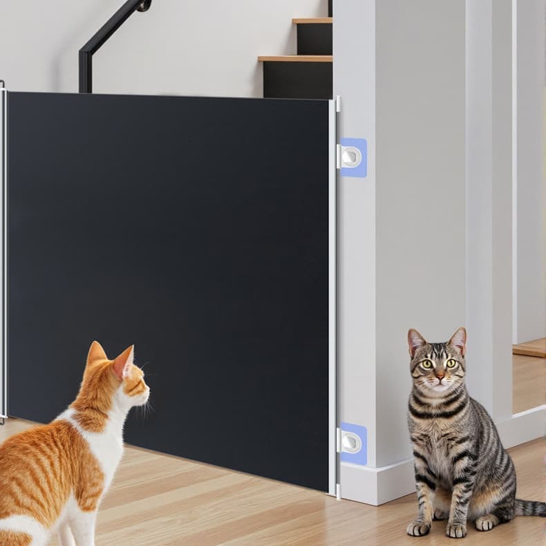 Removable Safety Gate for Babies Children and Pets No Drilling Required, 75 x 28 inches - Image 3
