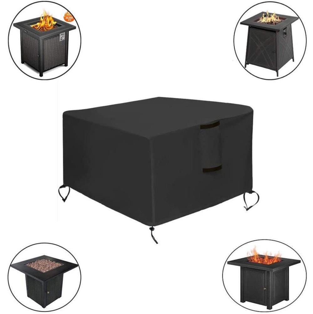 Waterproof 420D Oxford Furniture Cover for Outdoor Tables Chairs and Grill, UV and Dust Protection, 82 cm x 82 cm x 61 cm - Image 3