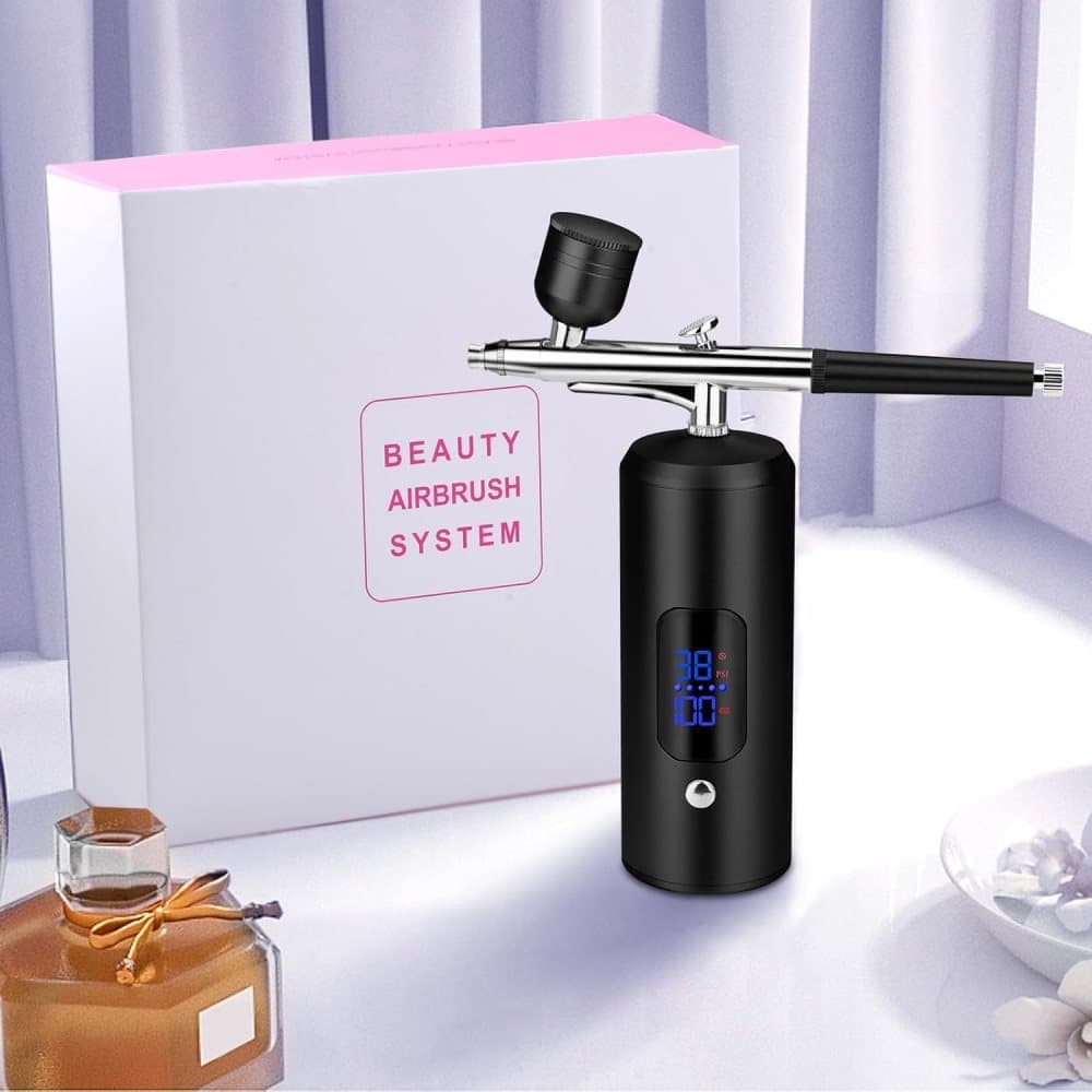 Wireless Airbrush Machine with USB Charging, 3 Speed Modes, Compatible with Nail Art Cake Decorating and Painting, Black - Image 8