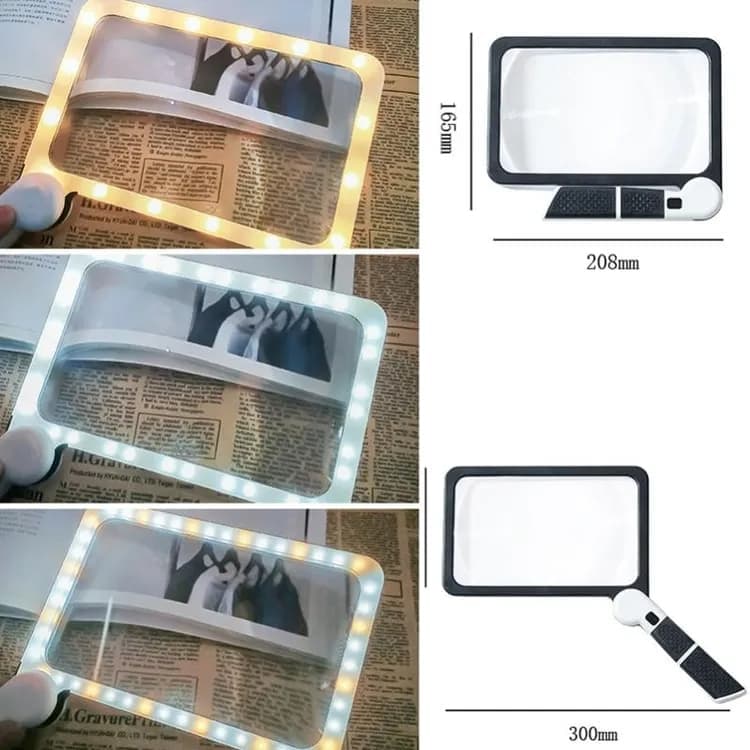 5X Magnifying Glass with 48 LED Lights, 3 Modes for Reading - Image 7