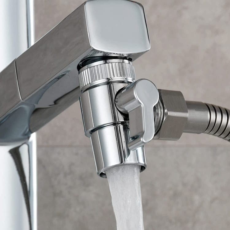 Kitchen Faucet Diverter Valve with Skimmer T-pipe Adapter for Hand Shower, Compatible with M22 M24 G1/2 Connections - Image 5