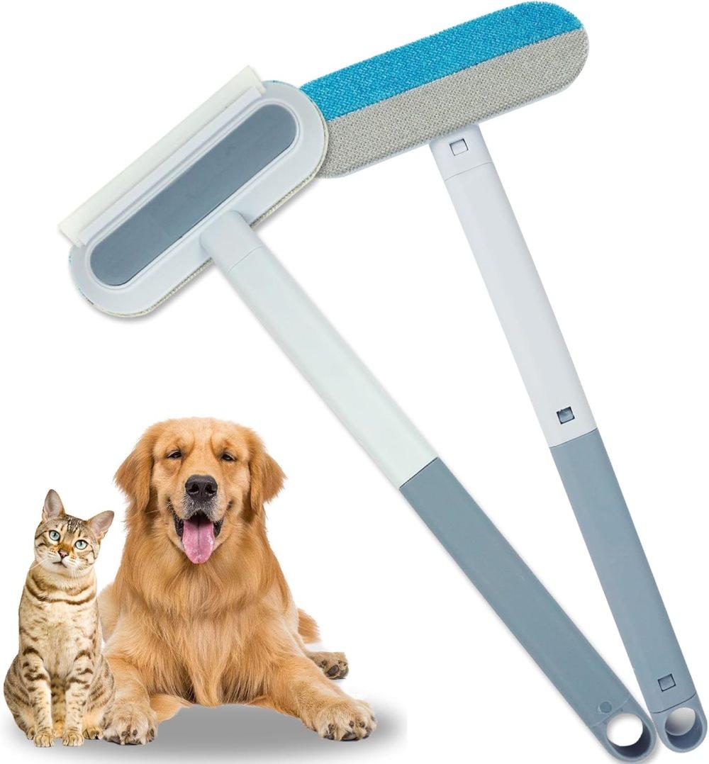 Pet Fur Remover 4-in-1, Multifunctional Brush for Dogs, Compatible with Furniture Car Sofa Clothes - Image 1
