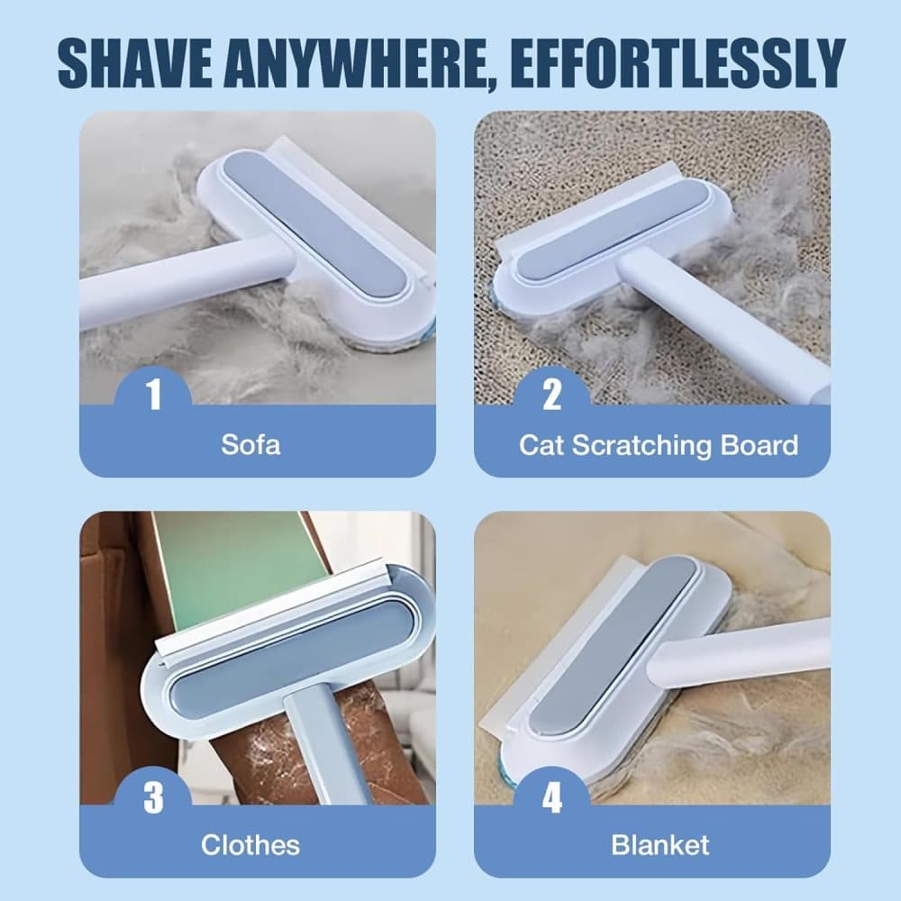 Pet Fur Remover 4-in-1, Multifunctional Brush for Dogs, Compatible with Furniture Car Sofa Clothes - Image 5