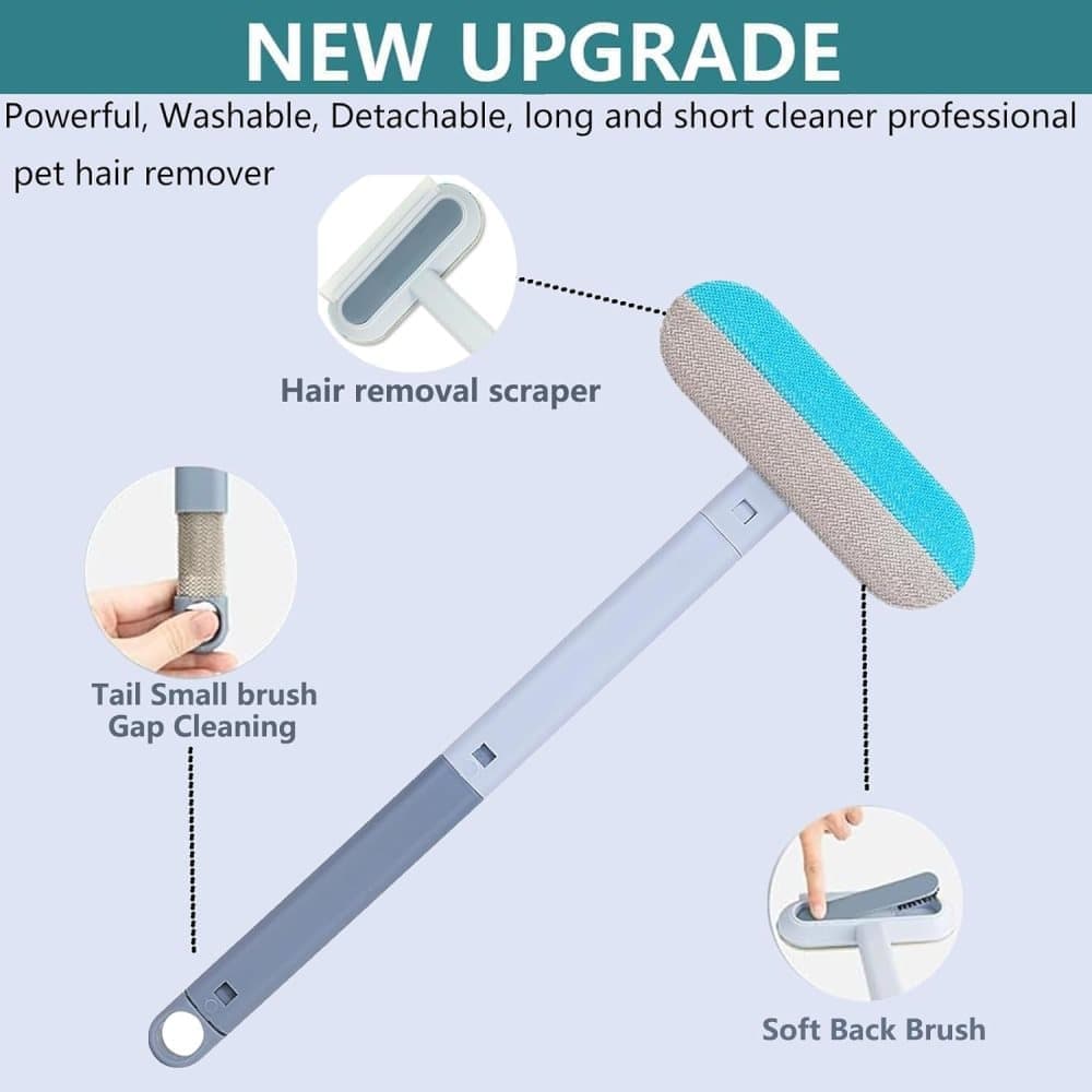 Pet Fur Remover 4-in-1, Multifunctional Brush for Dogs, Compatible with Furniture Car Sofa Clothes - Image 6