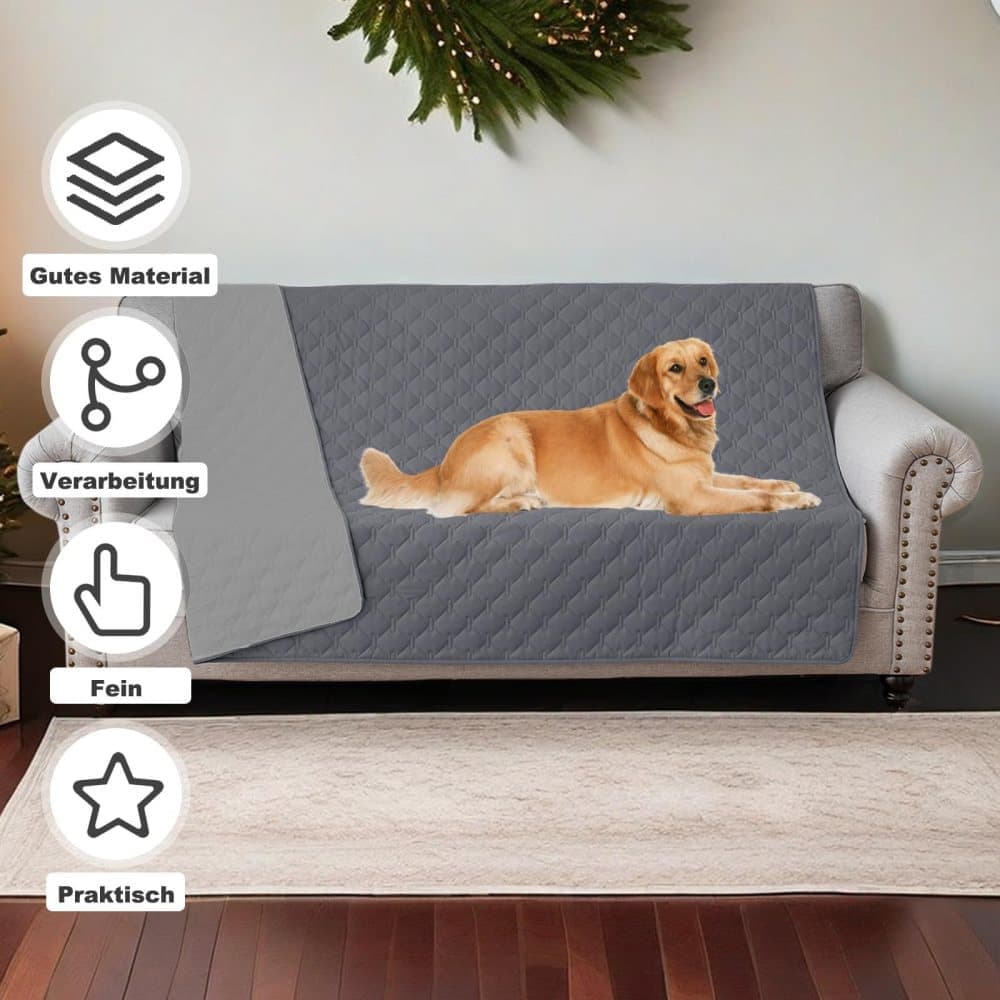 Waterproof Leakproof Double-Sided Dog Blanket Furniture Protector for Pets, 130x200cm - Image 7