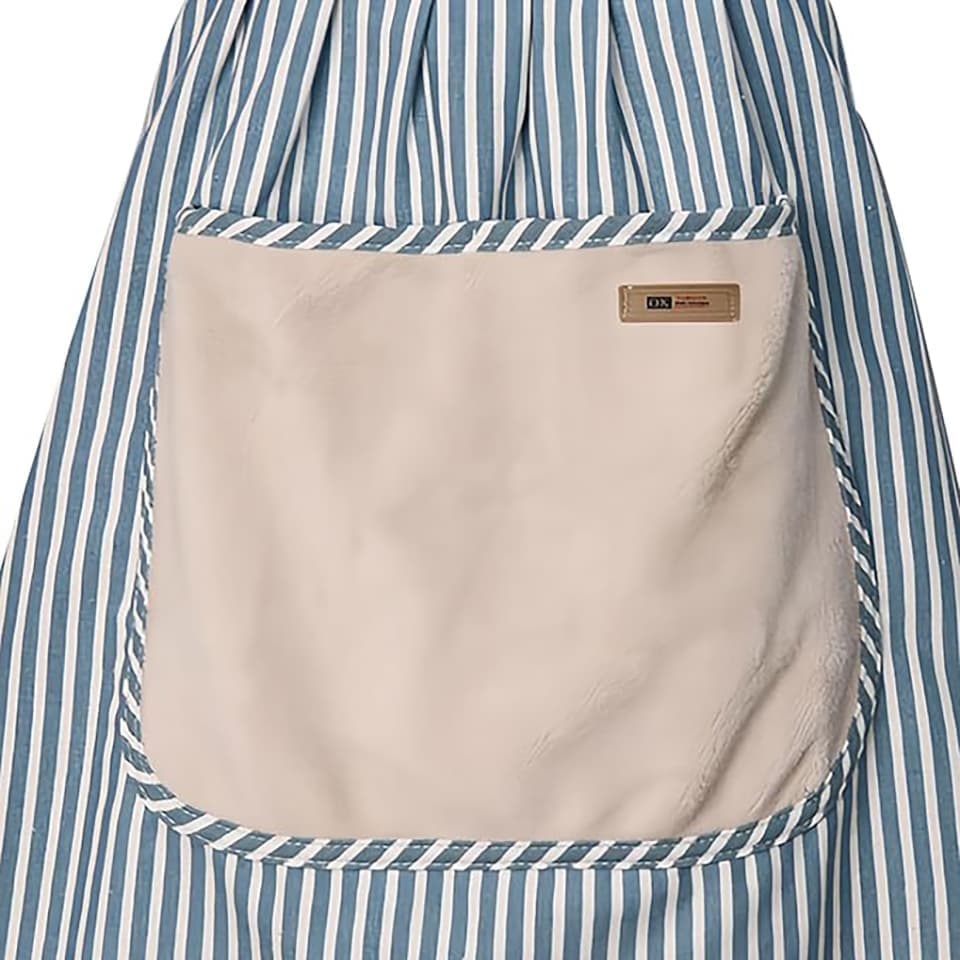 2-Pack Women's Kitchen Apron with Adjustable Straps, Cotton Linen Blend, Lace Pocket, Green - Image 5