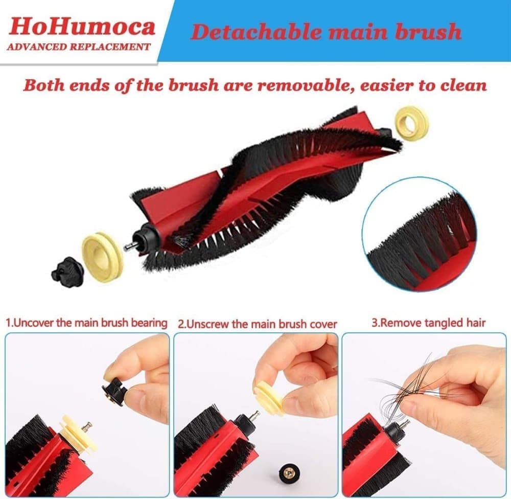 7 Pieces Roborock S5 S6 Accessories, Compatible with Roborock - Image 3