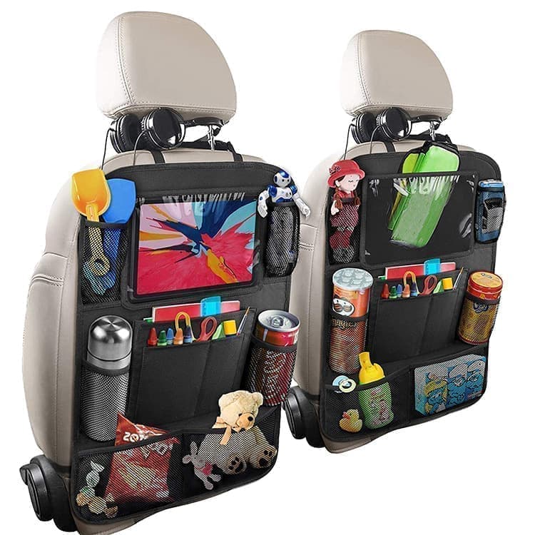 2-Pack Universal Car Back Seat Tablet Holder, 41×61cm, Compatible with All Brands - Image 1