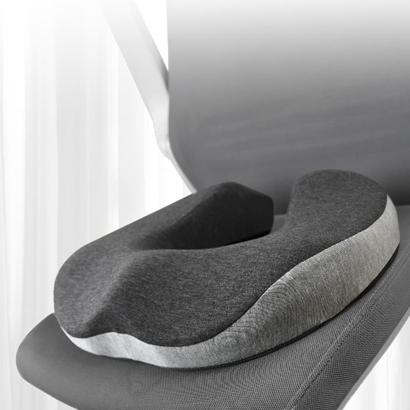 Ergonomic Memory Foam Orthopedic Seat Cushion for Coccyx Pain Relief, U-Shaped, for Office and Home - Image 4