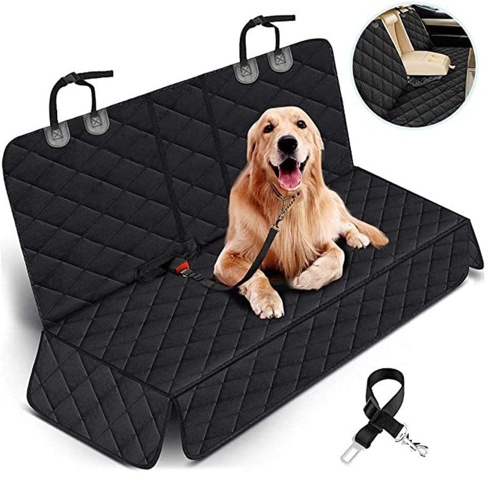 Waterproof Dog Car Seat Protector Mat 1 Pack, Compatible with Most Vehicles, 60 x 120 cm, Black - Image 1
