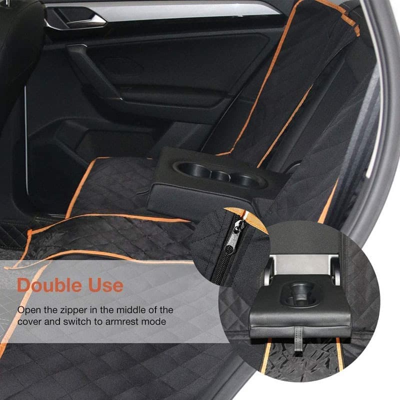 Waterproof Dog Car Seat Protector Mat 1 Pack, Compatible with Most Vehicles, 60 x 120 cm, Black - Image 7