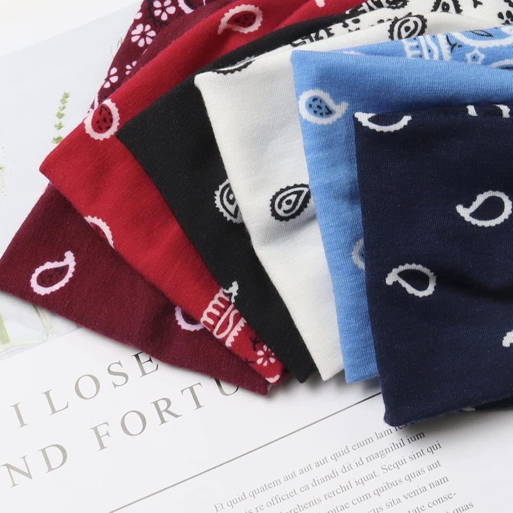 6-Pack Women's Headbands Sweatbands Hairbands for Everyday Vacation Party - Image 6