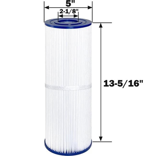2-pack Pool Filter Cartridges Compatible with Unicel C-4326 Pleatco PRB25-IN Filbur FC-2375, 25 Square Feet - Image 6