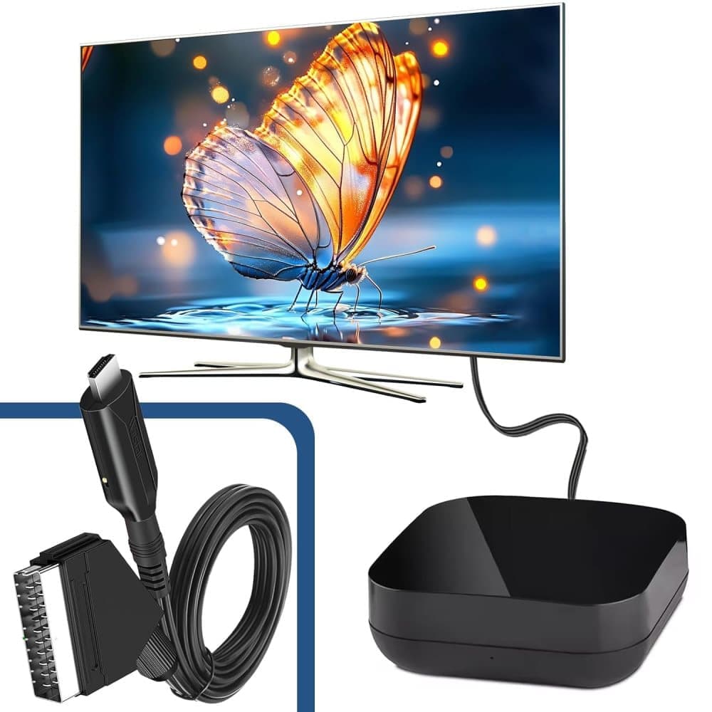 SCART to HDMI Converter 1080P, Wireless Adapter Plug & Play, Compatible with Home Theater TV Projector - Image 7