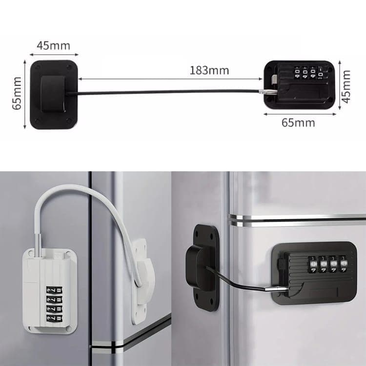 Childproof Safety Lock 2-Pack for Windows, with Code Lock - Image 2
