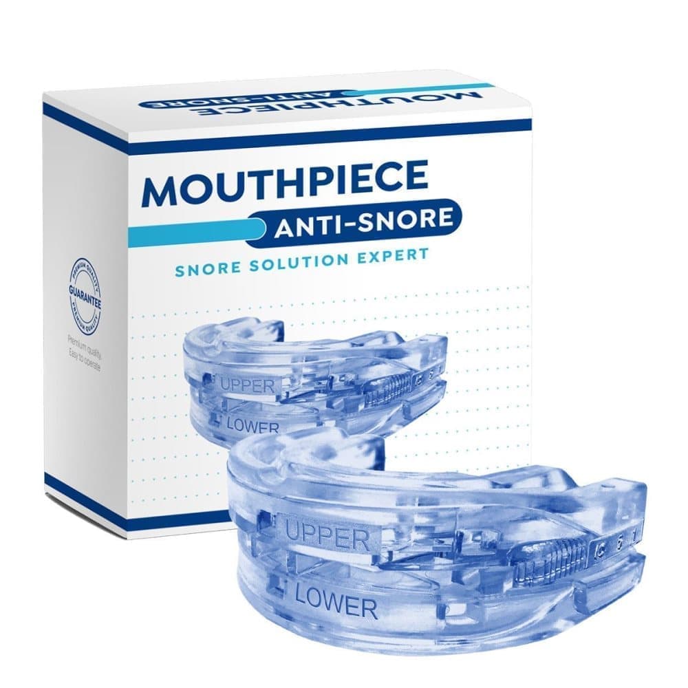 Night use orthodontic mouthguard anti-snoring bite guard, comfortable, blue - Image 1