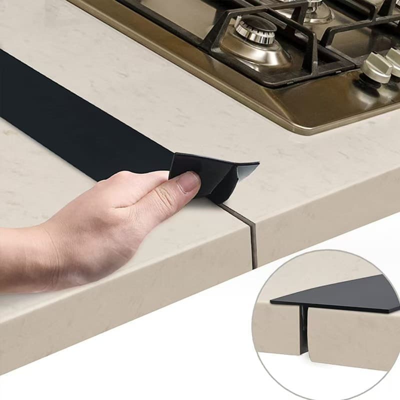 2-Pack High Temperature Resistant Gap Strip for Kitchen, 60cm, Compatible with Stove and Cabinet, White - Image 3